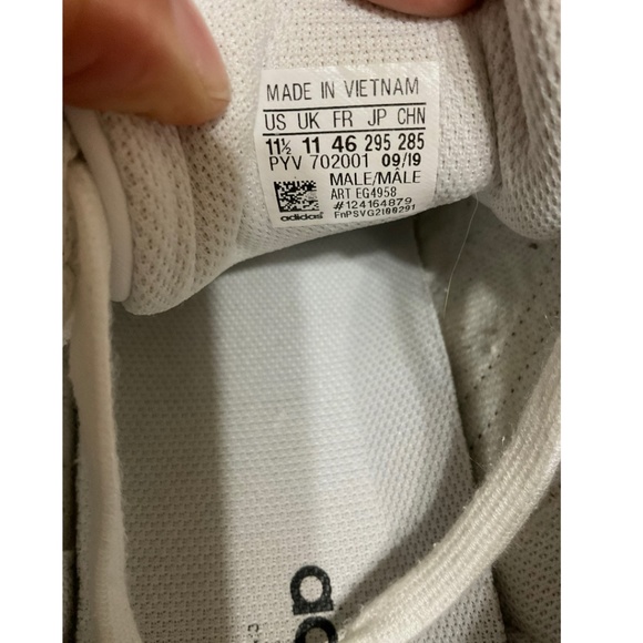 SOLD! Mens Adidas Superstar Leather Athletic Sneaker White Sz 11.5 (124164879) - Picture 6 of 10